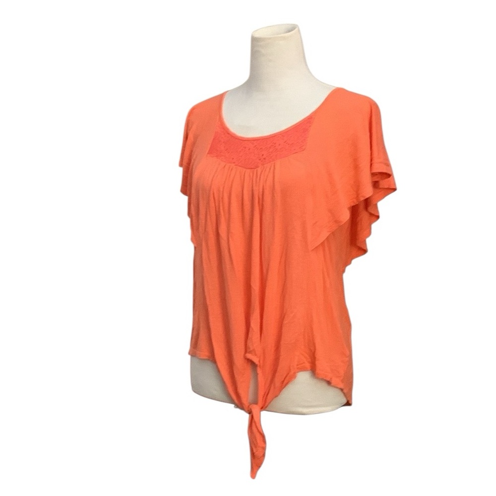 Energe’ tie front butterfly blouse
